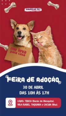 Feira de adoção de pets RJ 